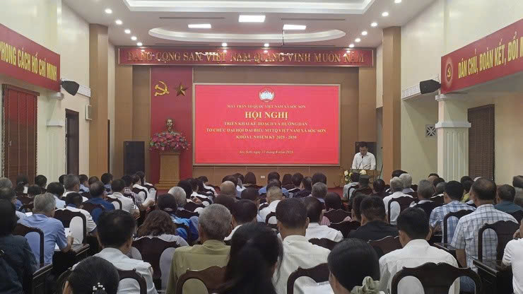 Xã Sóc Sơn triển khai kế hoạch tổ chức Đại hội MTTQ Việt Nam lần thứ I, nhiệm kỳ 2025–2030
