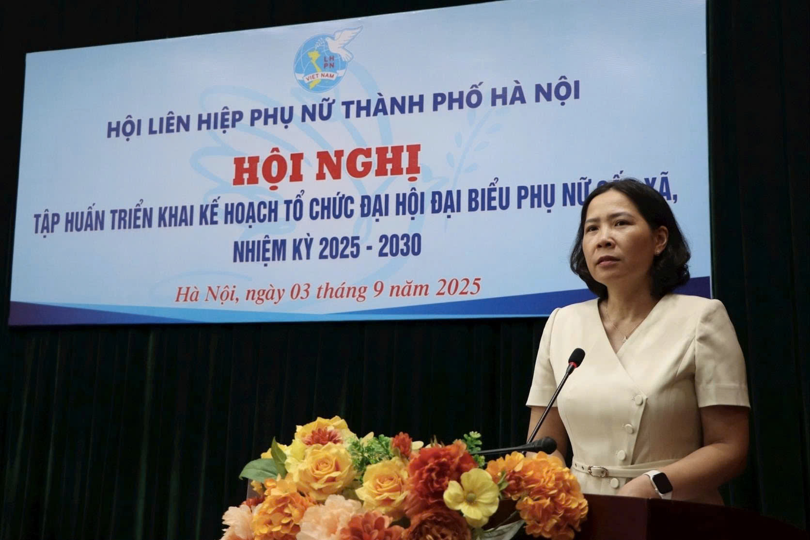 Hà Nội tập huấn triển khai Đại hội đại biểu phụ nữ cấp xã nhiệm kỳ 2025-2030