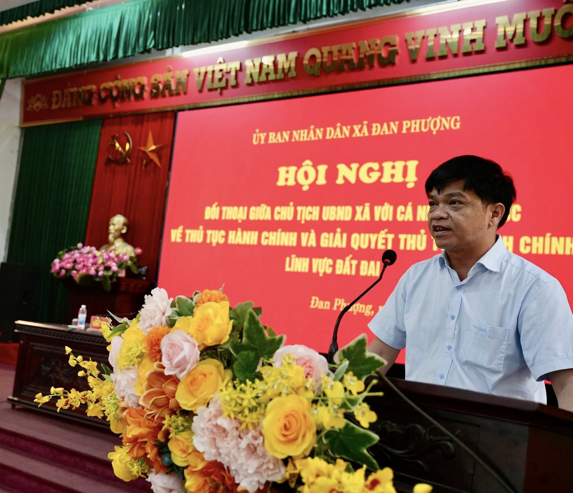 Đối thoại giải quyết thủ tục đất đai: Xã Đan Phượng lắng nghe và đồng hành cùng nhân dân
