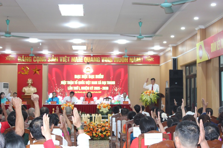 Xã Đại Thanh khai mạc ngày làm việc thứ nhất Đại hội MTTQ nhiệm kỳ 2025-2030: Kiện toàn tổ chức, củng cố khối đại đoàn kết toàn dân