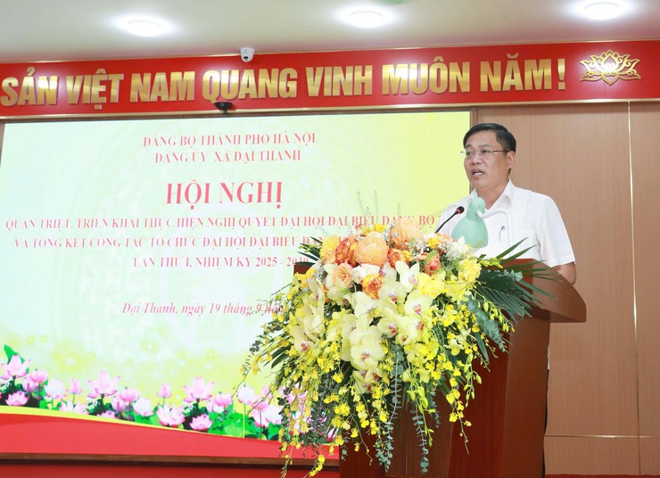 Đảng bộ xã Đại Thanh quán triệt Nghị quyết Đại hội lần thứ I, tạo nền tảng phát triển nhiệm kỳ 2025-2030