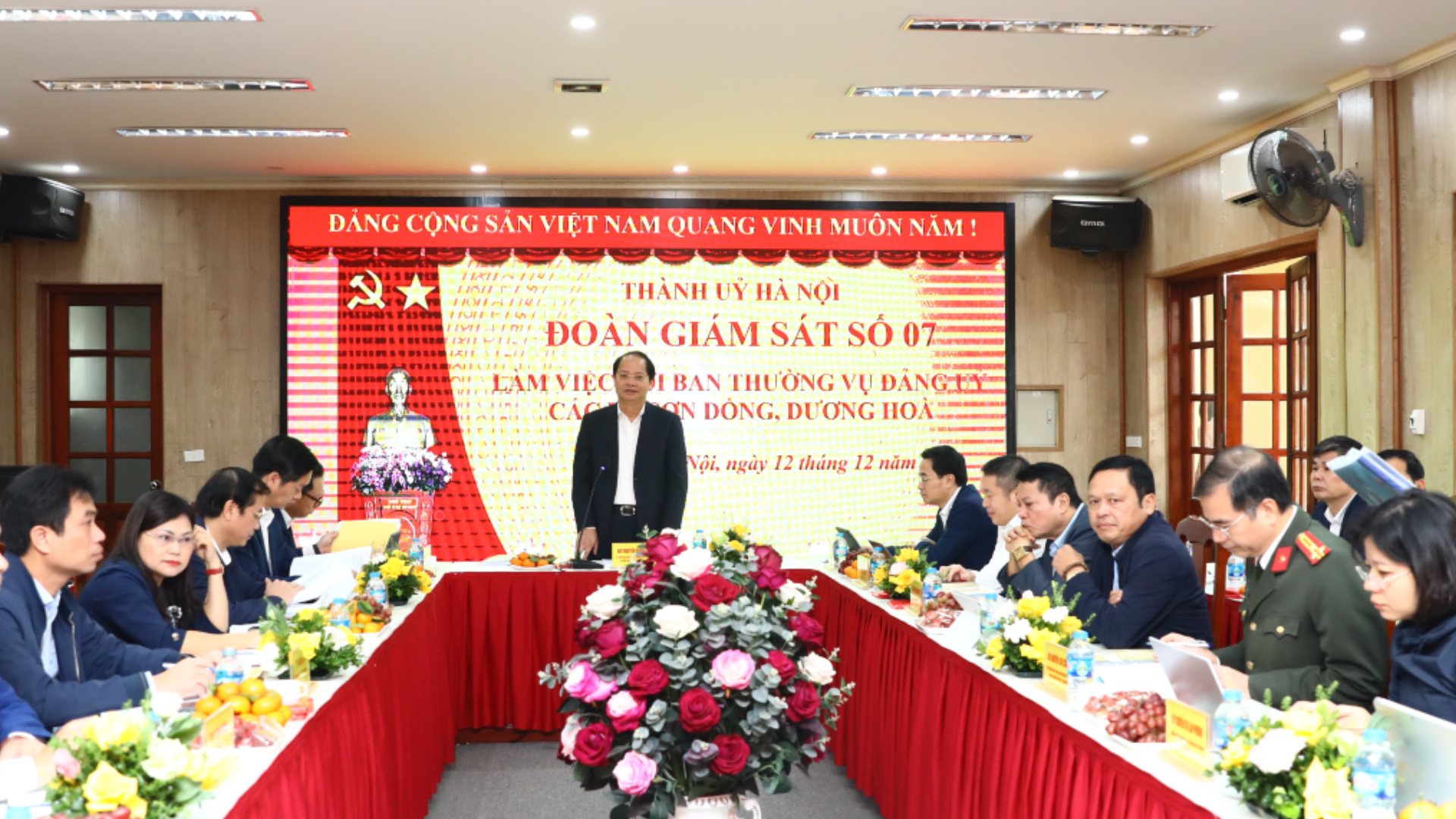 Đoàn giám sát số 7 Thành uỷ Hà Nội làm việc với Ban Thường vụ Đảng uỷ xã Sơn Đồng: Ghi nhận những kết quả bước đầu trong vận hành mô hình chính quyền địa phương hai cấp