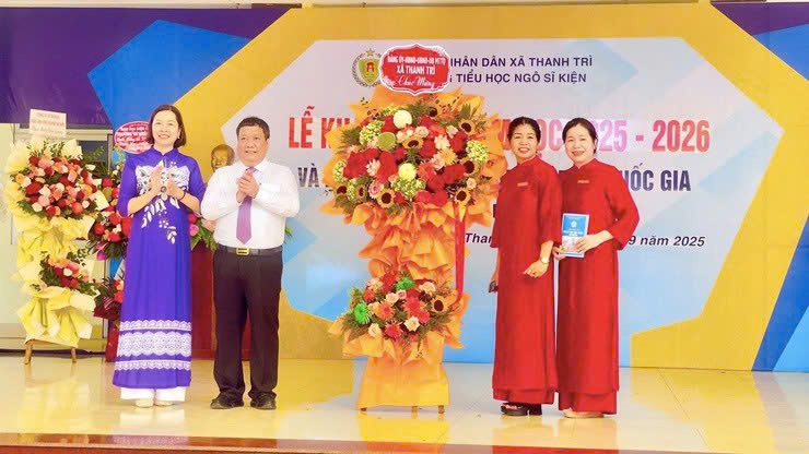 Xã Thanh Trì rộn ràng khai giảng năm học 2025-2026: Khí thế mới trên hành trình đổi mới giáo dục