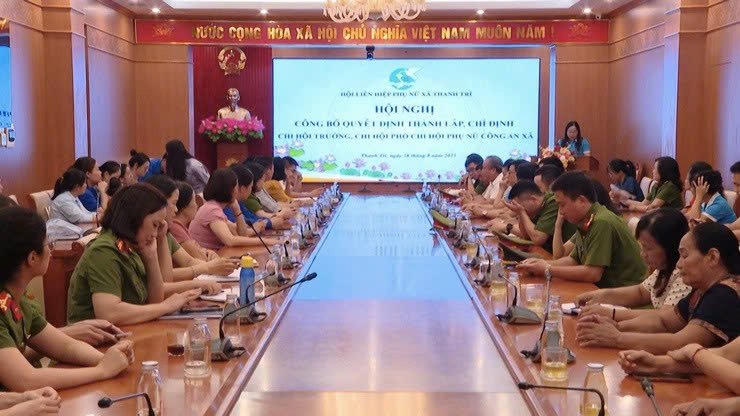 Xã Thanh Trì kiện toàn tổ chức đoàn thể, thành lập các chi đoàn, chi hội và Hội đồng đội xã