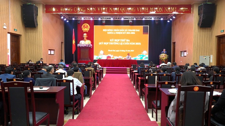 HĐND xã Thanh Oai thông qua nhiều nghị quyết trọng tâm, tạo nền tảng thực hiện thắng lợi nhiệm vụ năm 2026