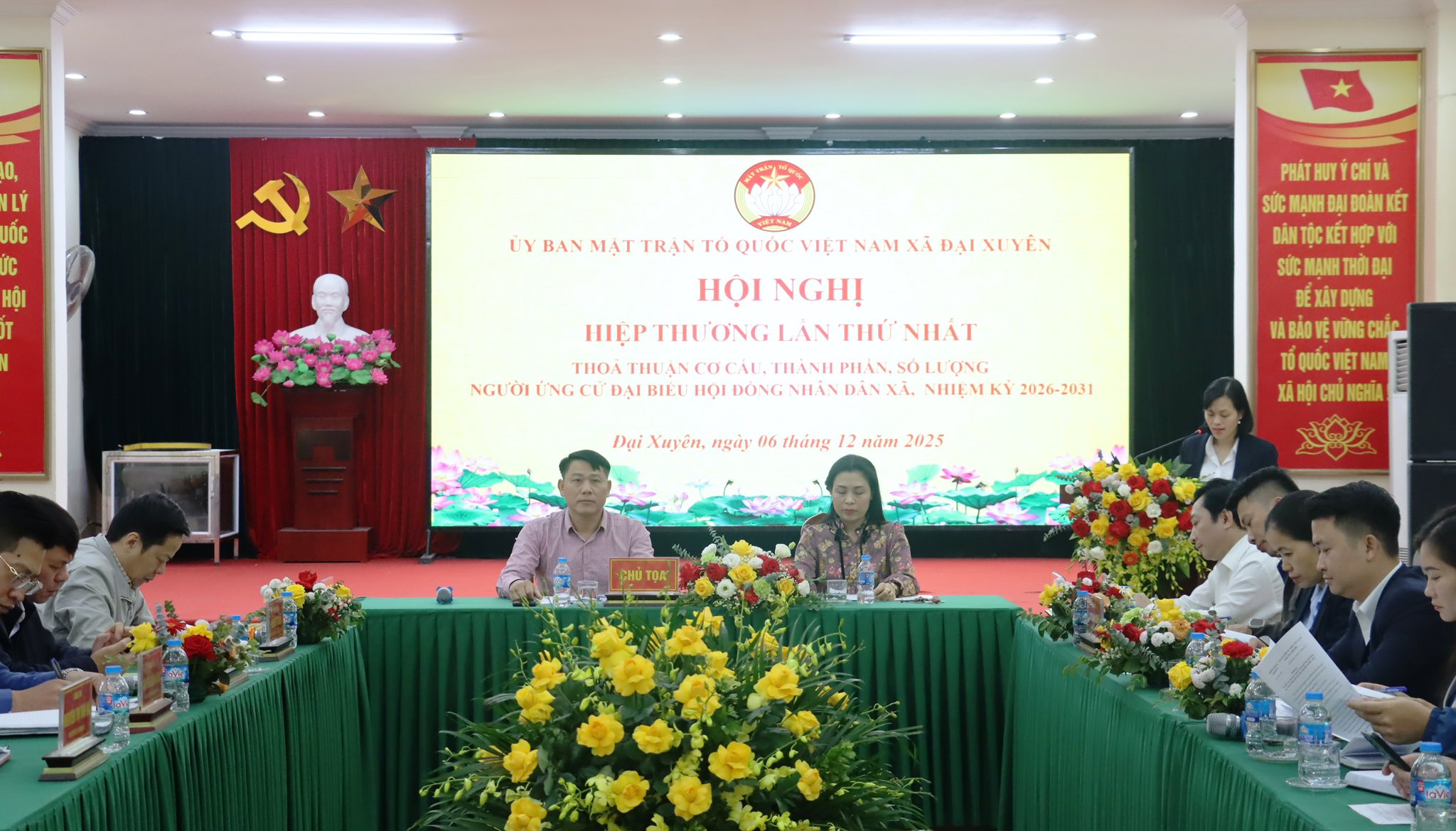 Xã Đại Xuyên tổ chức hội nghị hiệp thương lần thứ nhất giới thiệu người ứng cử đại biểu HĐND xã khóa XXIII, nhiệm kỳ 2026-2031