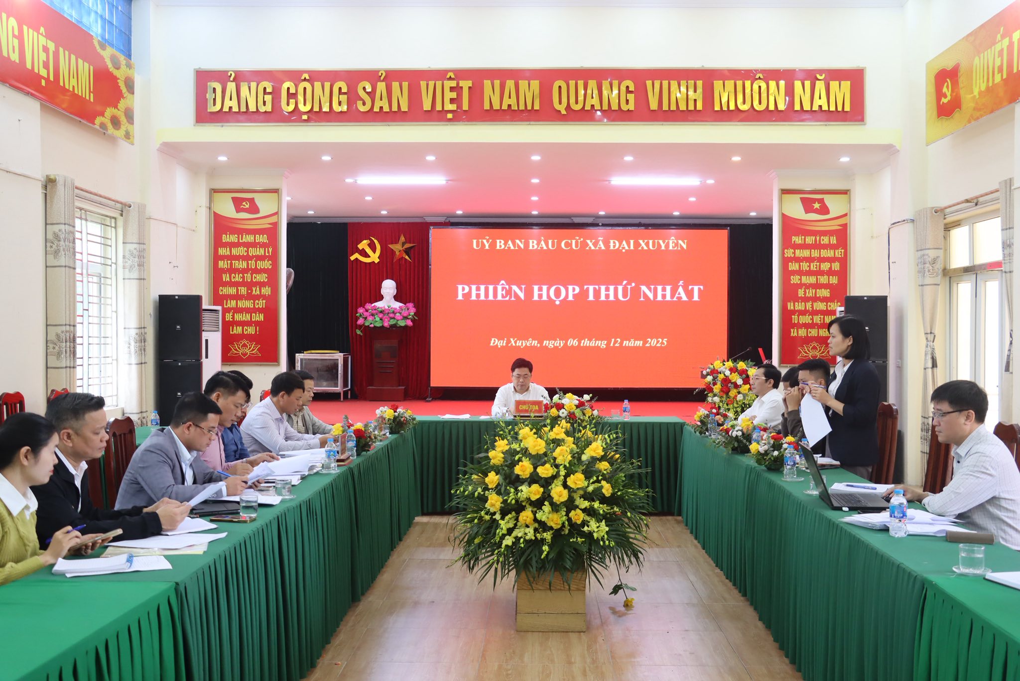 Xã Đại Xuyên chuẩn bị cuộc bầu cử đại biểu Quốc hội khóa XVI và HĐND các cấp nhiệm kỳ 2026-2031: Công khai, đúng pháp luật và an toàn