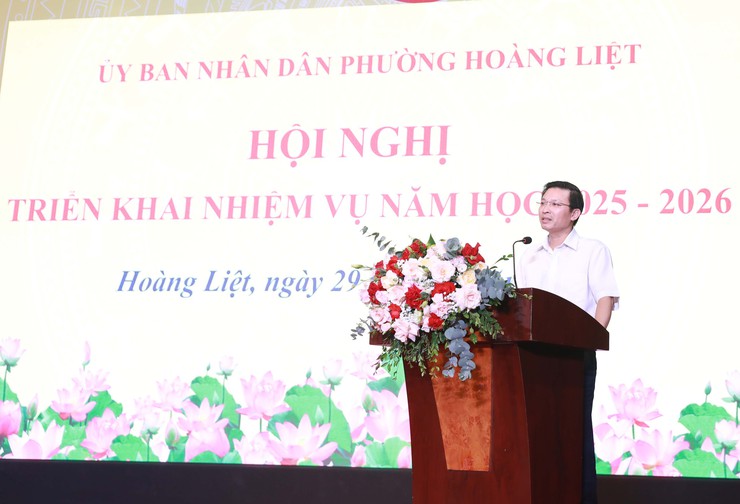 Phường Hoàng Liệt triển khai nhiệm vụ trọng tâm năm học 2025-2026, tạo nền tảng đổi mới giáo dục toàn diện