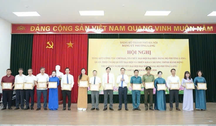 Đảng ủy phường Láng tổng kết công tác tổ chức Đại hội và triển khai Chương trình hành động thực hiện Nghị quyết nhiệm kỳ mới