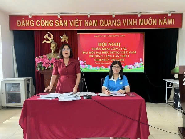 Phường Láng triển khai công tác Đại hội Mặt trận Tổ quốc nhiệm kỳ đầu tiên trong bối cảnh vận hành mô hình chính quyền địa phương hai cấp