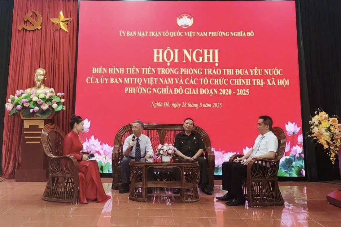 Phường Nghĩa Đô lan tỏa phong trào thi đua yêu nước, tôn vinh những “hạt giống đỏ” từ cơ sở