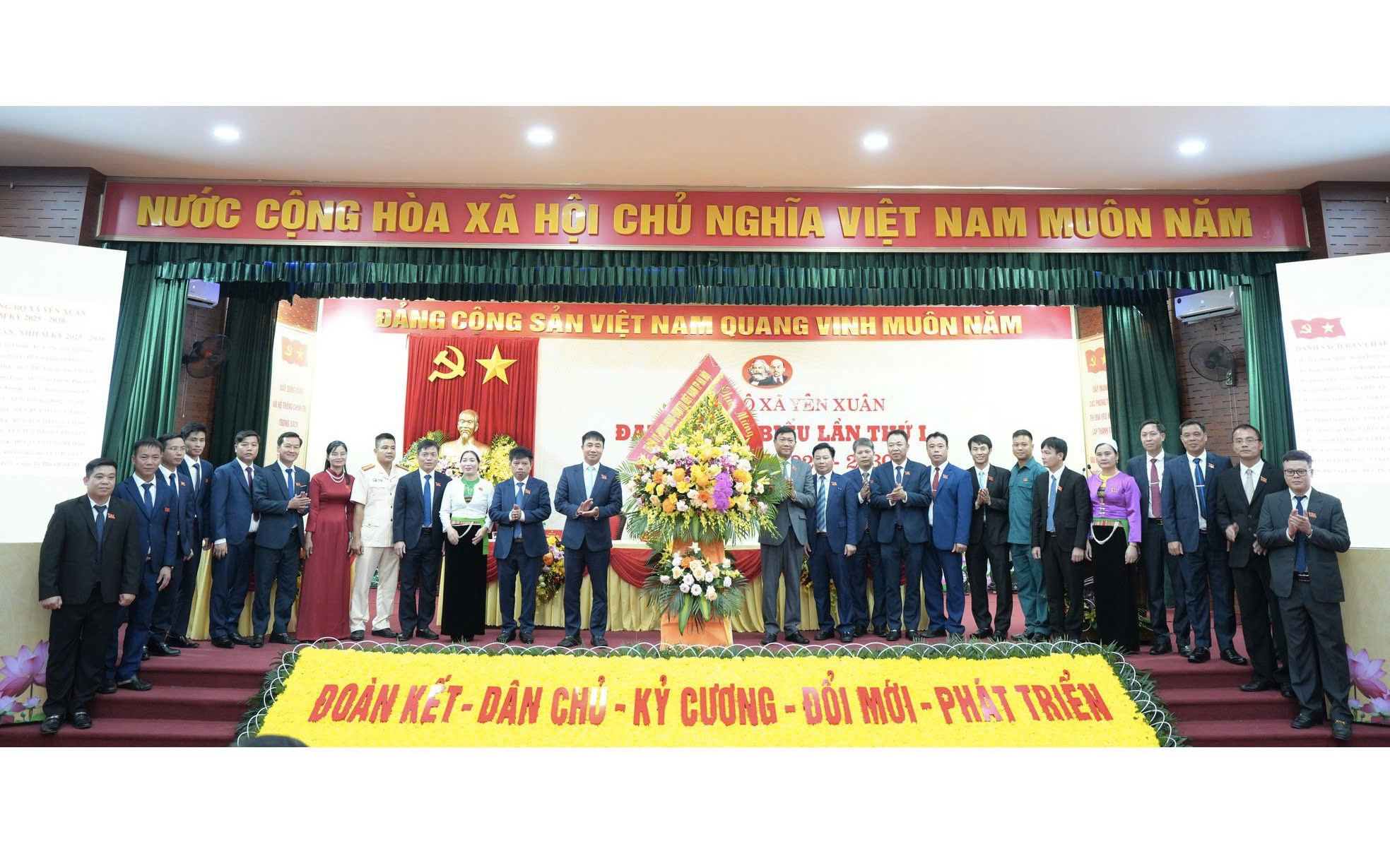 Đại hội Đảng bộ xã Yên Xuân lần thứ I: Khởi đầu giai đoạn phát triển mới theo mô hình chính quyền địa phương hai cấp