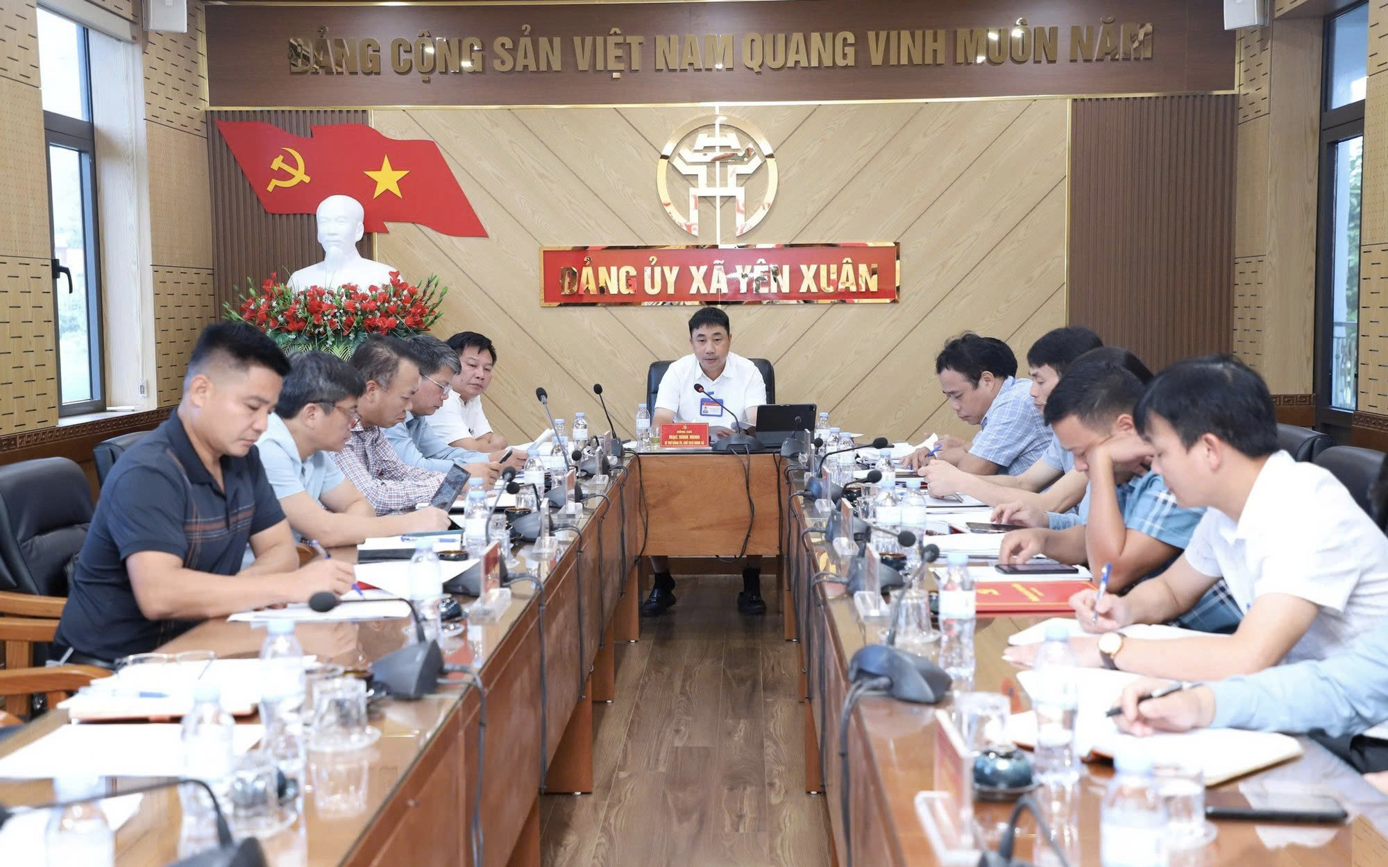 Ban Thường vụ Đảng ủy xã Yên Xuân thống nhất nhiều nhiệm vụ trọng tâm, tạo đà triển khai hiệu quả giai đoạn mới