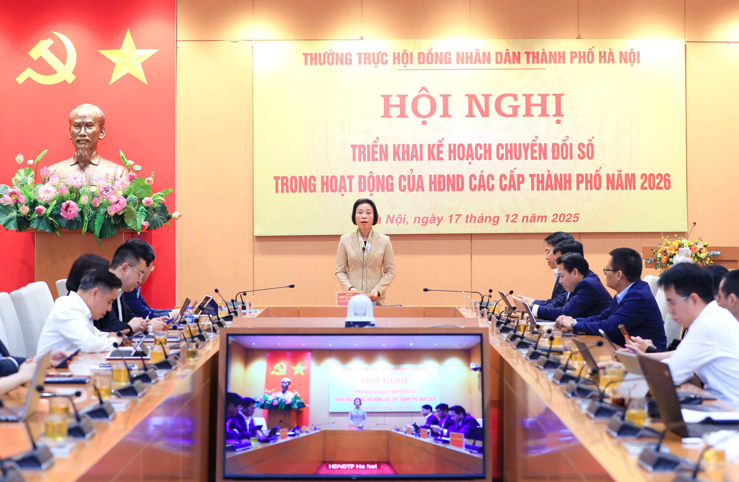 Thường trực HĐND thành phố Hà Nội: Triển khai kế hoạch chuyển đổi số, nâng cao hiệu quả hoạt động của HĐND các cấp