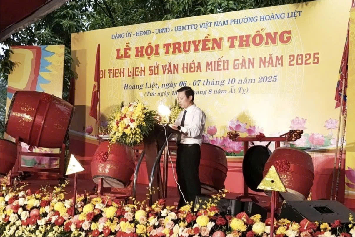 Trang trọng Lễ hội truyền thống Miếu Gàn, lan tỏa giá trị văn hóa vùng đất Hoàng Liệt