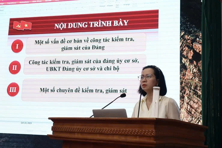 Nâng cao chất lượng công tác kiểm tra, giám sát Đảng