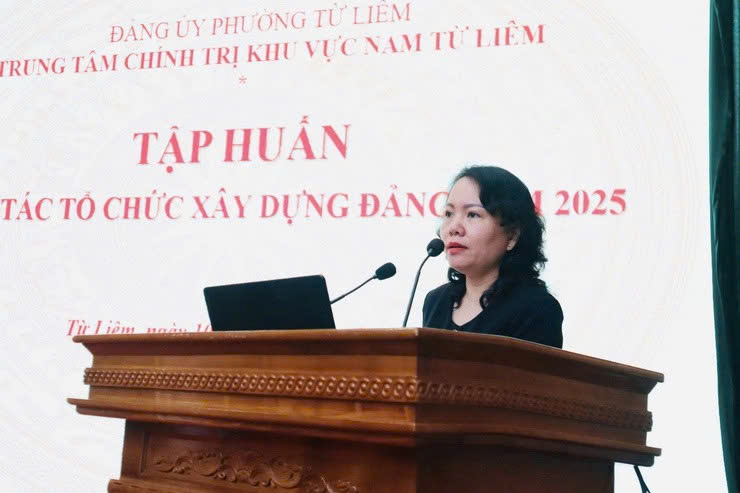 Tập huấn công tác tổ chức xây dựng Đảng, đáp ứng yêu cầu vận hành mô hình chính quyền địa phương hai cấp