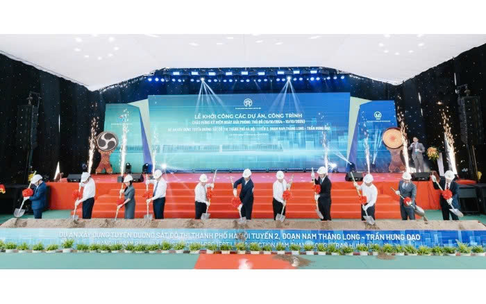 Hà Nội khởi công tuyến đường sắt đô thị số 2, mở trục giao thông chiến lược phía Bắc - trung tâm Thủ đô