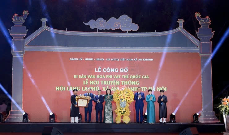 Hội làng La Phù được ghi danh Di sản văn hóa phi vật thể quốc gia, tôn vinh giá trị văn hóa vùng đất An Khánh