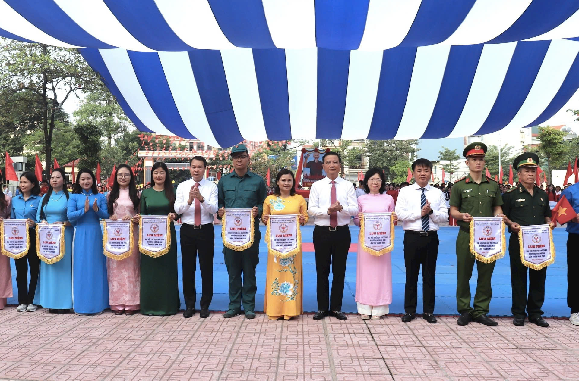 Phường Hoàng Mai khai mạc Đại hội Thể dục, thể thao lần thứ I, lan tỏa tinh thần rèn luyện trong cộng đồng
