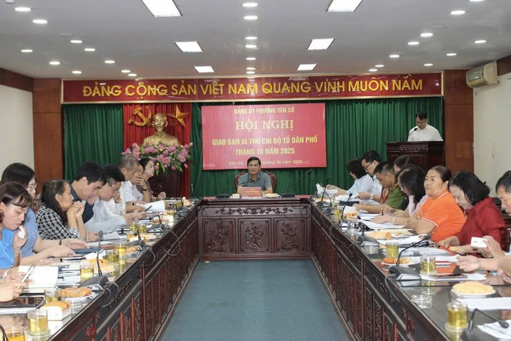 Đảng ủy phường Yên Sở củng cố nền tảng vận hành mô hình chính quyền địa phương hai cấp
