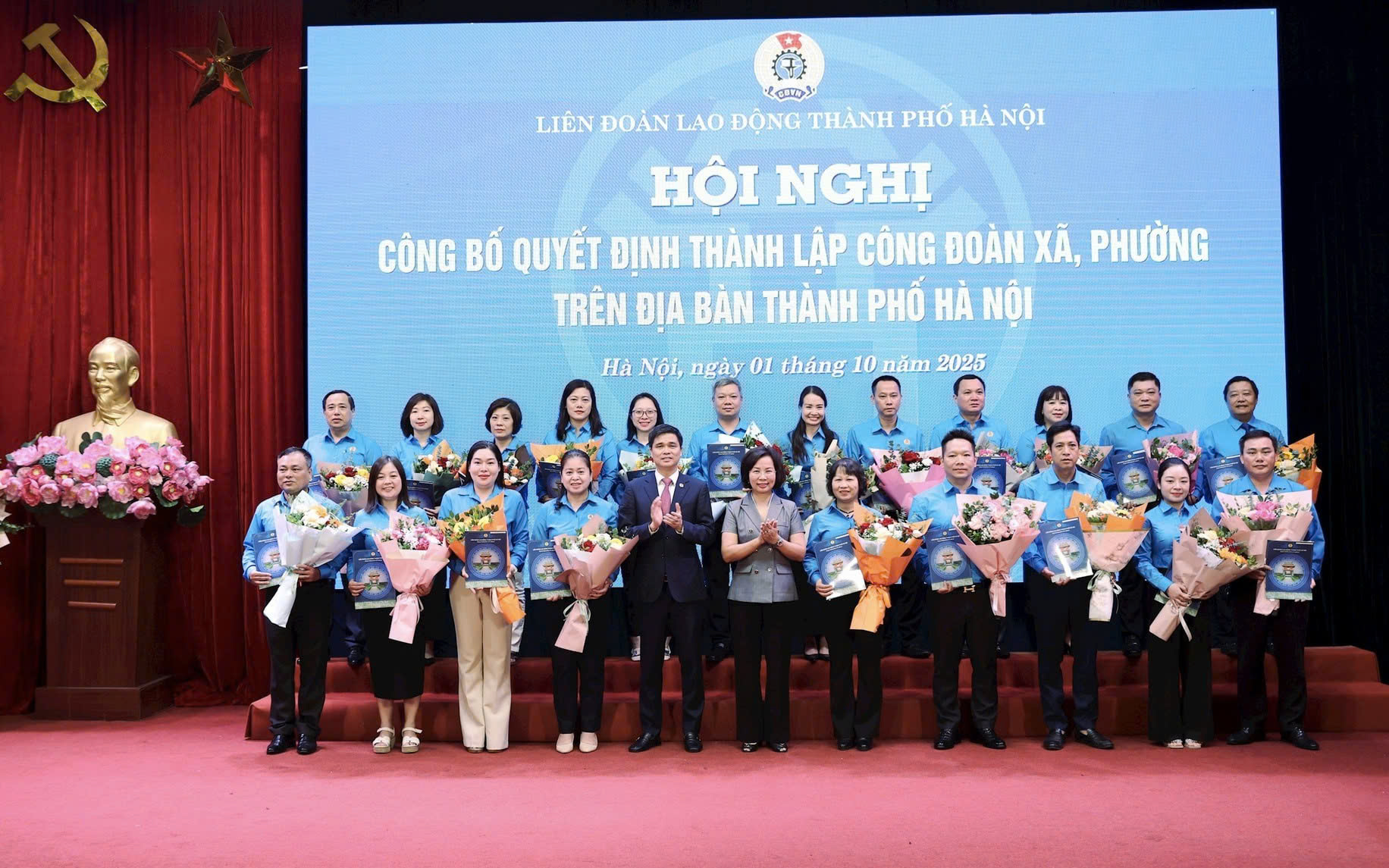 Thành lập 84 Công đoàn xã, phường: Dấu mốc mới của Công đoàn Thủ đô hướng mạnh về cơ sở