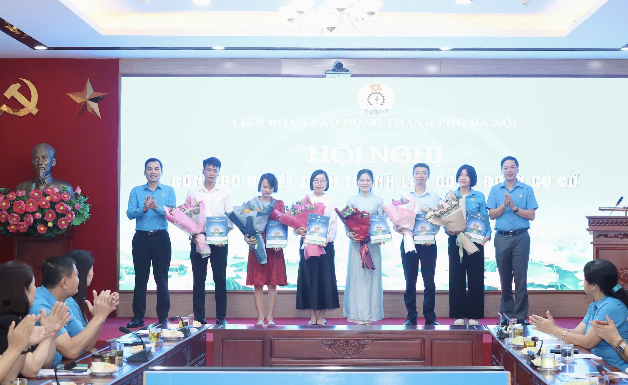 Thành lập 34 công đoàn cơ sở, tăng cường chăm lo, bảo vệ quyền lợi người lao động Thủ đô