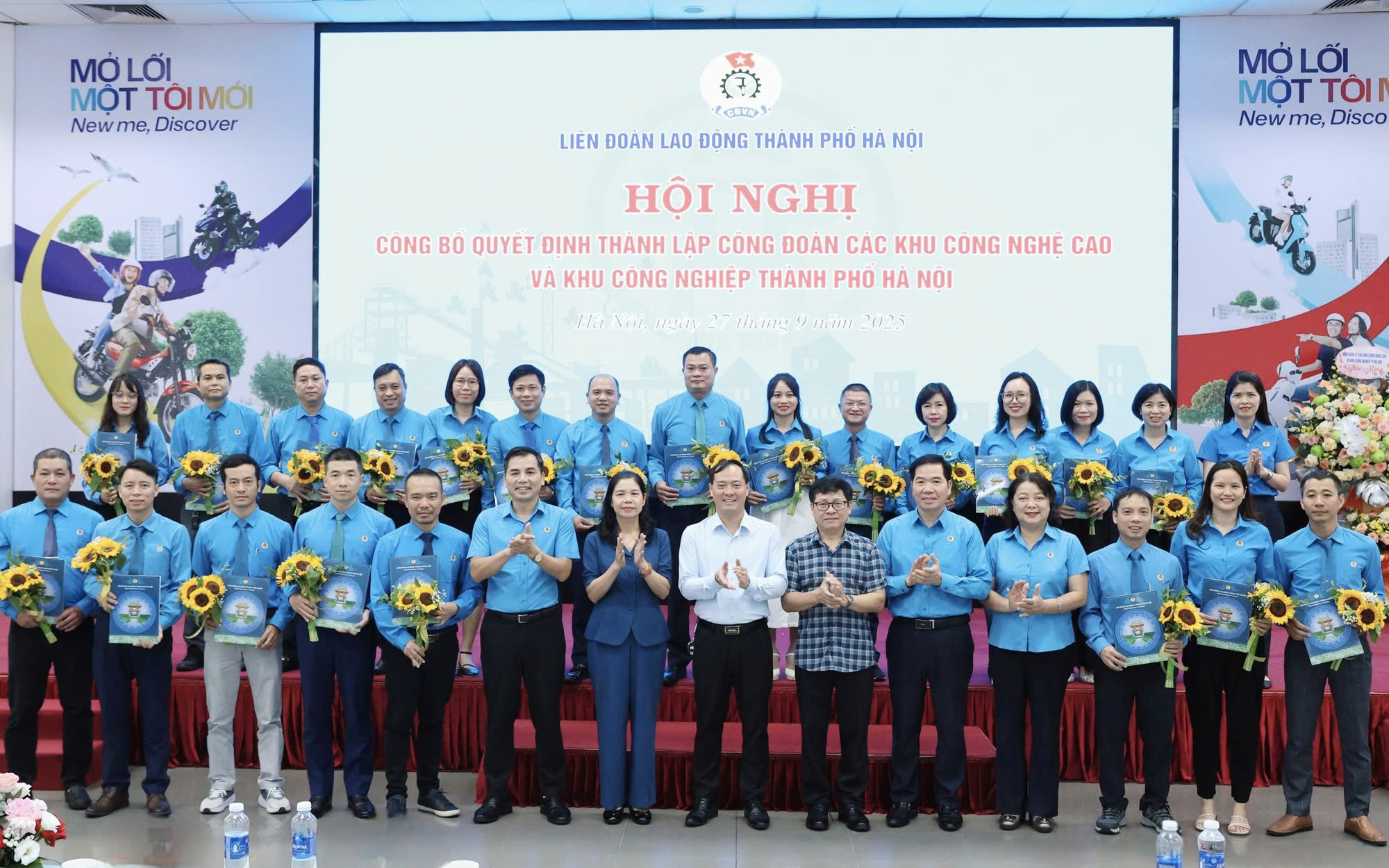 Thành lập Công đoàn các khu công nghệ cao và khu công nghiệp Hà Nội, mở rộng điểm tựa cho người lao động