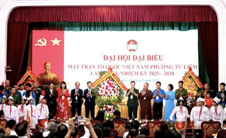 Đại hội Mặt trận Tổ quốc Việt Nam phường Từ Liêm nhiệm kỳ 2025–2030: Phát huy sức mạnh đại đoàn kết, xây dựng phường phát triển bền vững