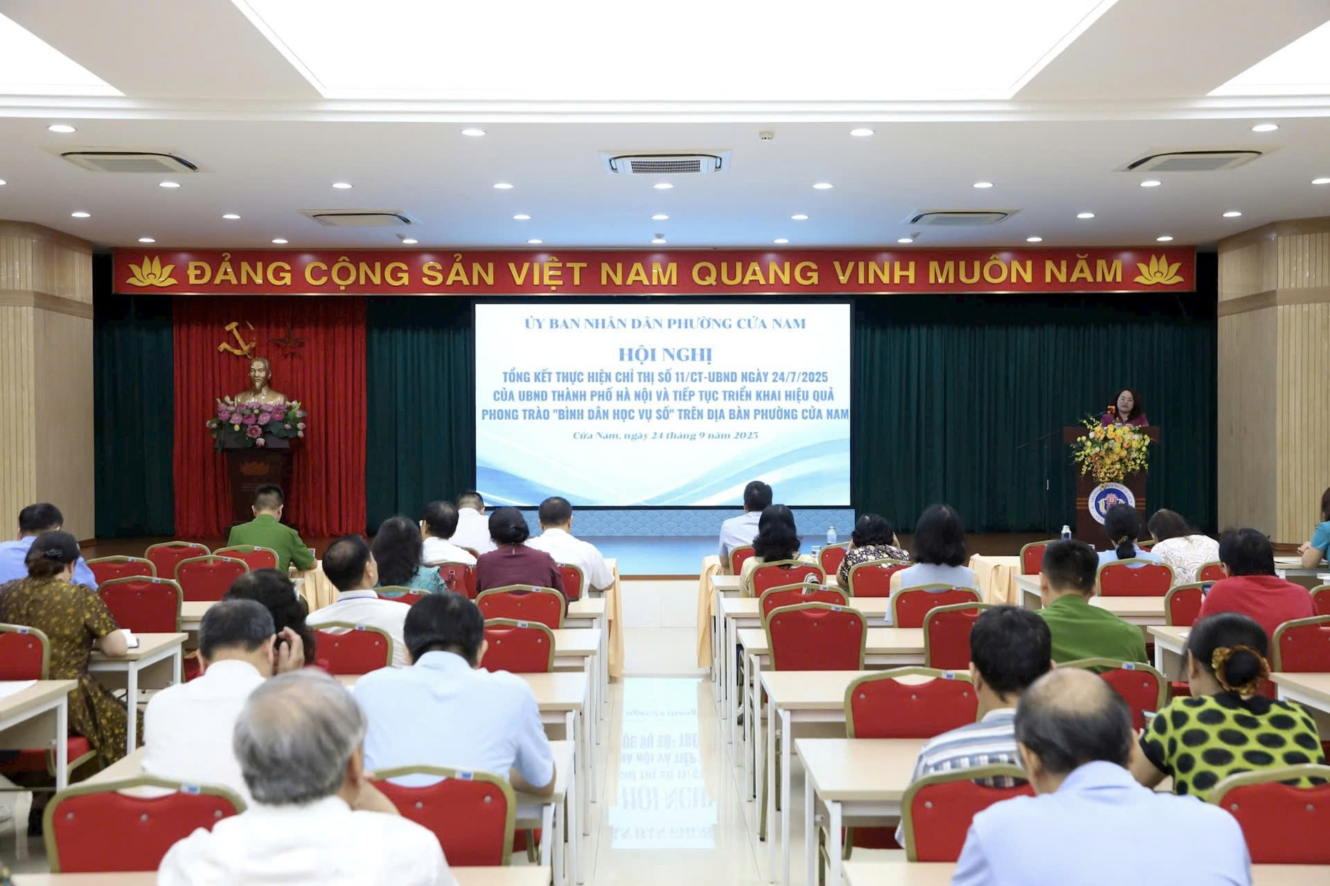 Phường Cửa Nam tổng kết 45 ngày cao điểm triển khai Chỉ thị 11: Thúc đẩy chuyển đổi số toàn diện, hiệu quả