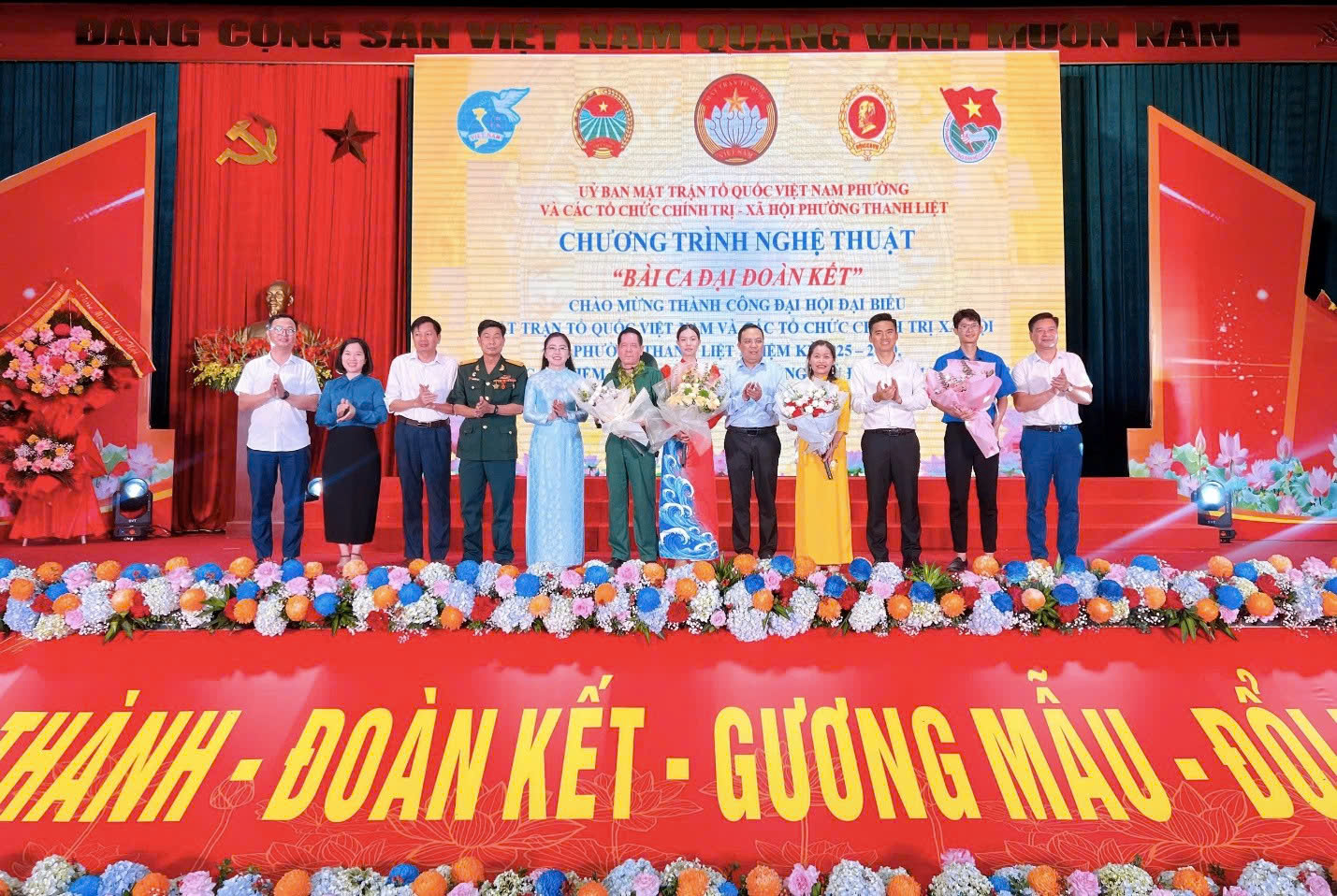 Phường Thanh Liệt lan tỏa tinh thần đại đoàn kết qua chương trình nghệ thuật “Bài ca đoàn kết”