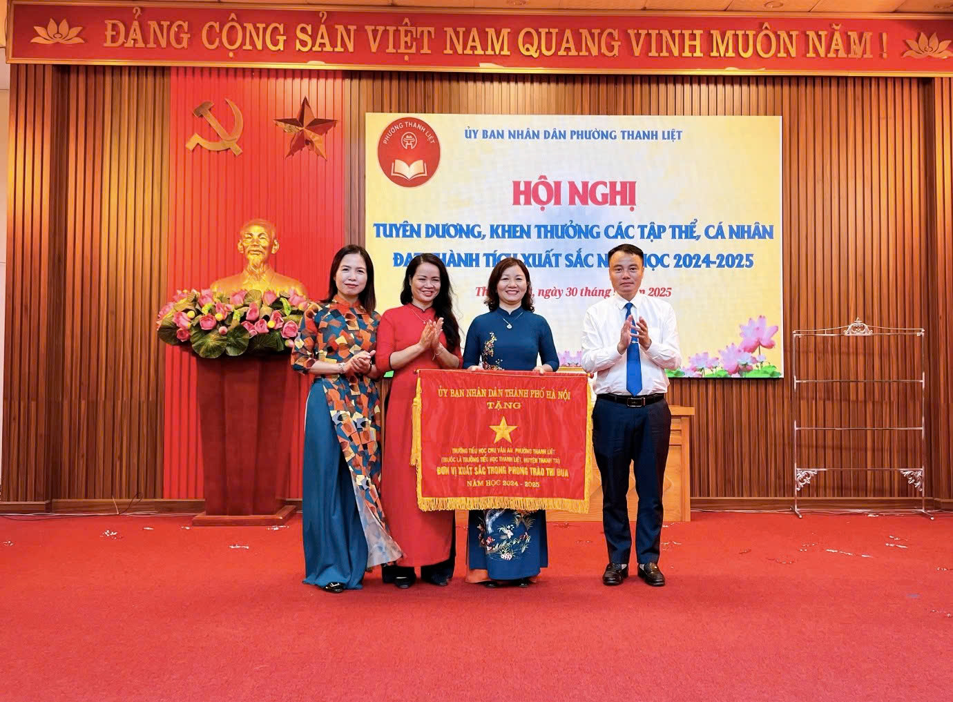 Phường Thanh Liệt tôn vinh thành tích giáo dục năm học 2024–2025, khẳng định vị thế vùng đất hiếu học