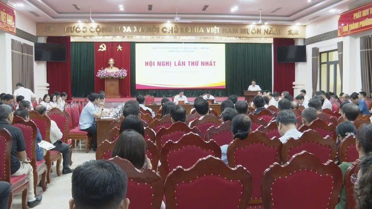 Đảng bộ xã Phúc Thịnh tổ chức Hội nghị Ban Chấp hành lần thứ nhất, thống nhất các nhiệm vụ trọng tâm sau Đại hội