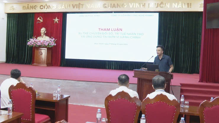 Xã Phúc Thịnh tăng tốc chuyển đổi số, trang bị kỹ năng ứng dụng AI cho đội ngũ cán bộ cơ sở