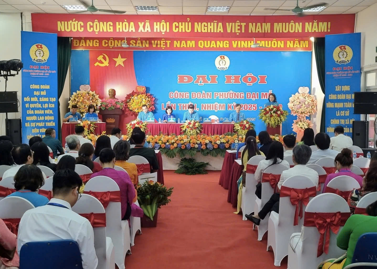 Công đoàn phường Đại Mỗ tổ chức Đại hội lần thứ I, khẳng định vai trò đại diện người lao động trong giai đoạn mới