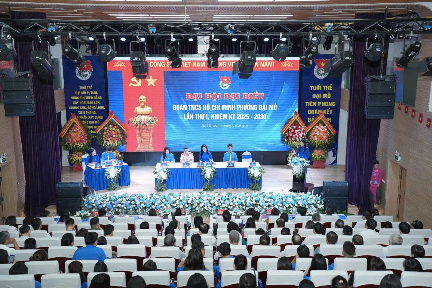 Đại hội Đoàn TNCS Hồ Chí Minh phường Đại Mỗ lần thứ I: Khẳng định vai trò tiên phong của tuổi trẻ trong giai đoạn mới