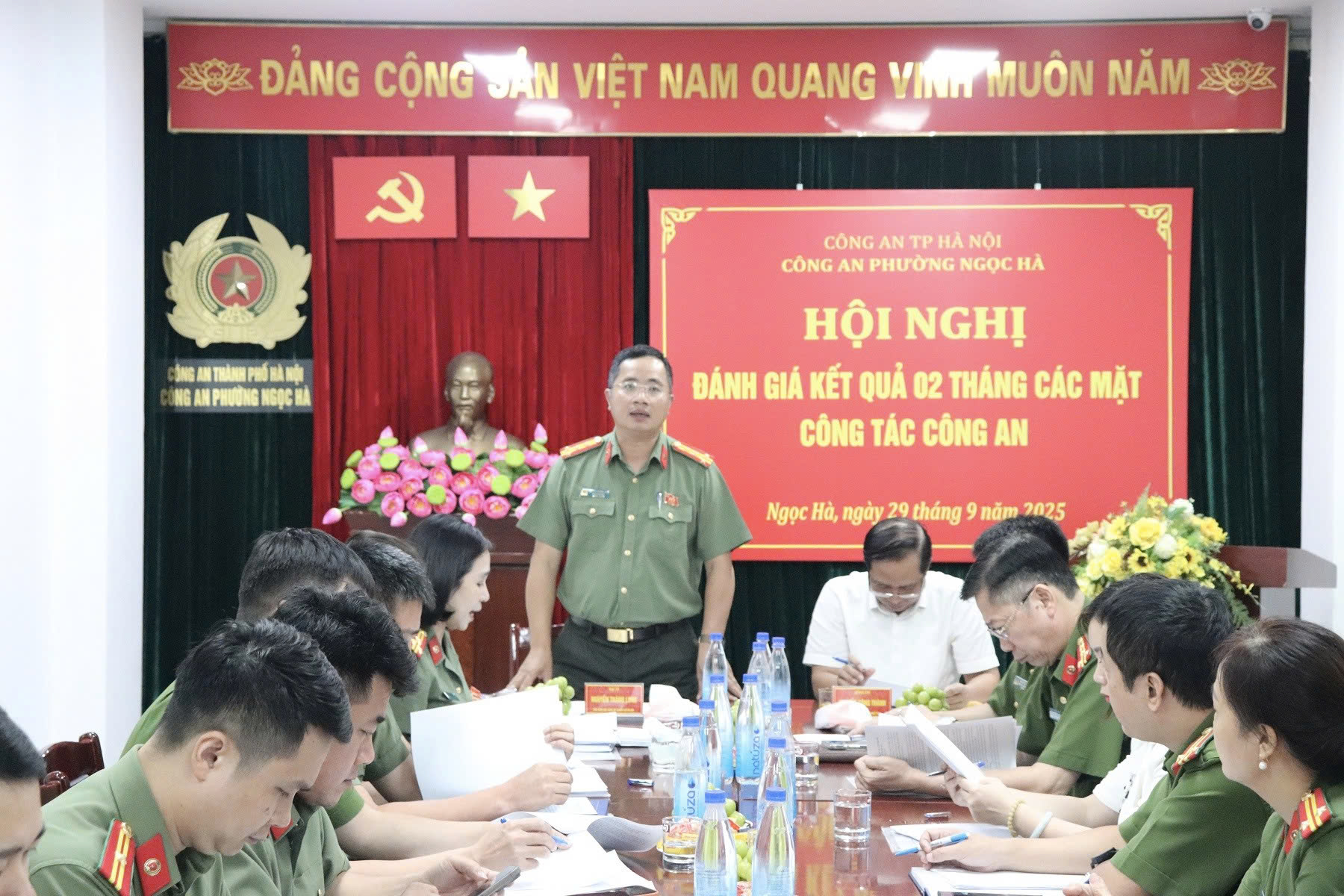Kiểm tra Công an phường Ba Đình, Ngọc Hà: Giữ vững an ninh địa bàn trọng điểm Thủ đô