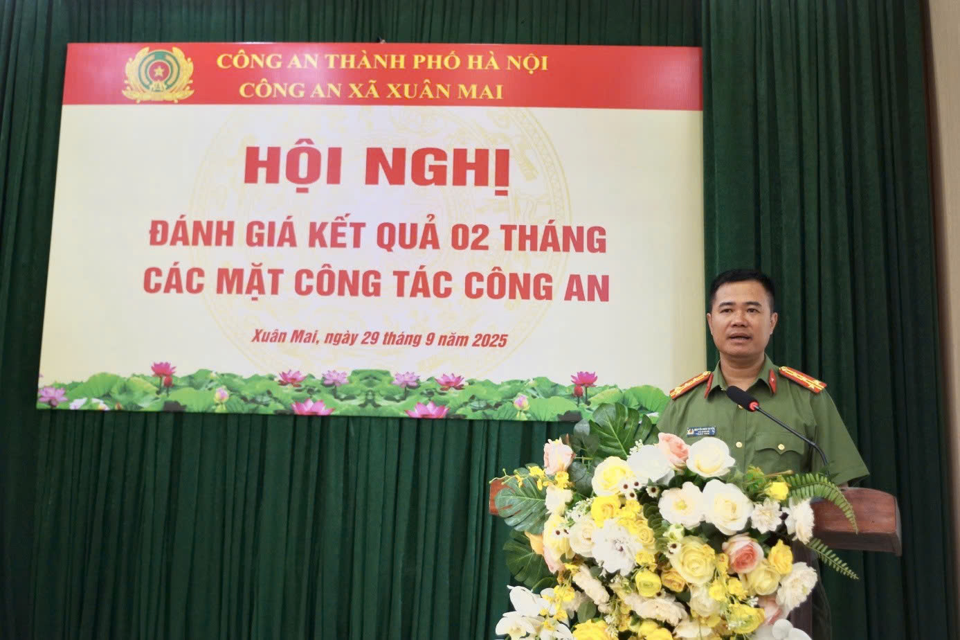 Công an Hà Nội kiểm tra, làm việc tại Công an xã Xuân Mai sau hơn hai tháng vận hành mô hình mới