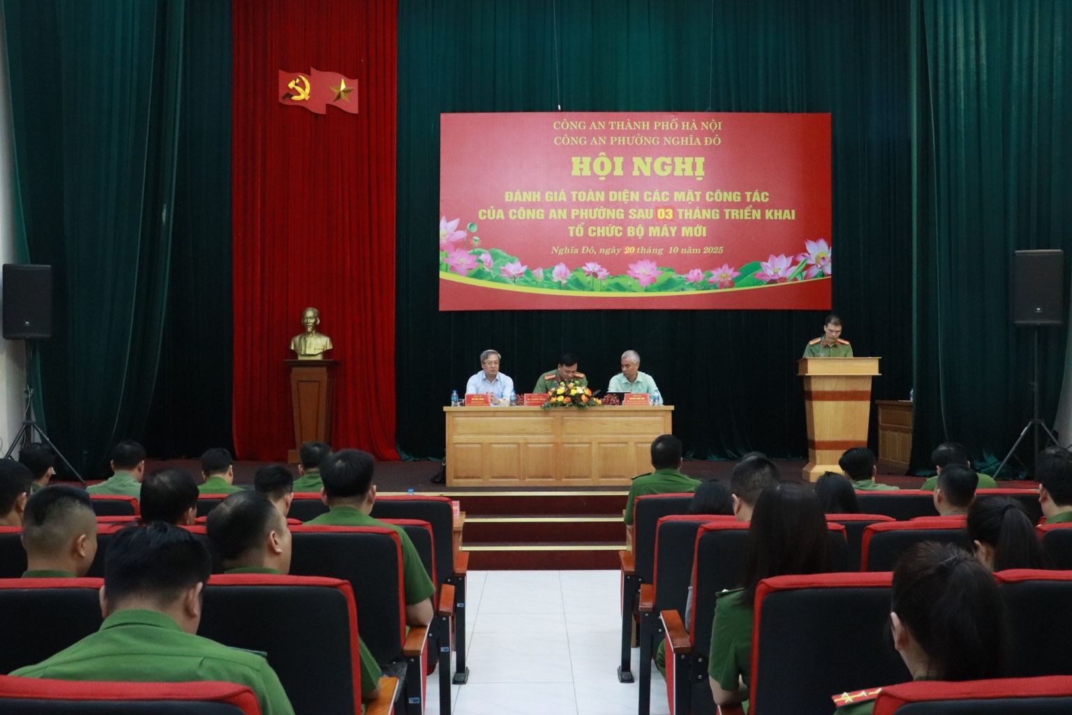 Công an phường Nghĩa Đô vận hành hiệu quả mô hình tổ chức mới sau 3 tháng triển khai