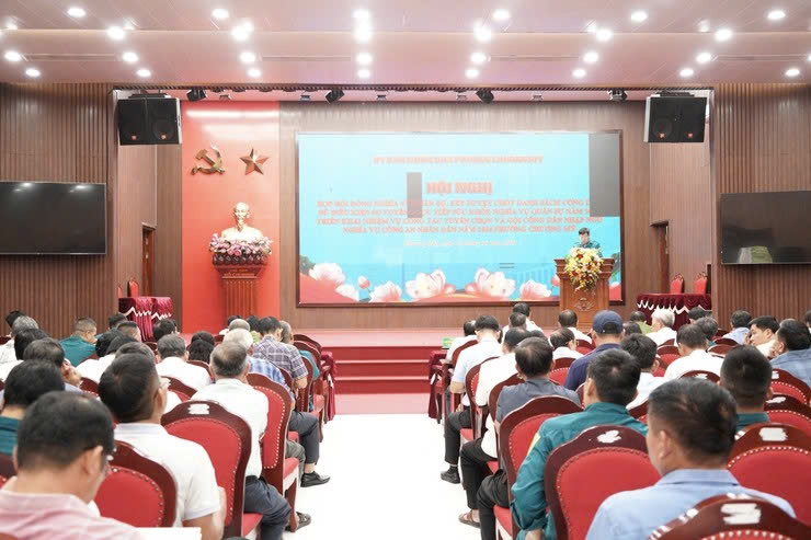 Phường Chương Mỹ họp Hội đồng Nghĩa vụ quân sự, triển khai công tác tuyển chọn và gọi công dân nhập ngũ năm 2026