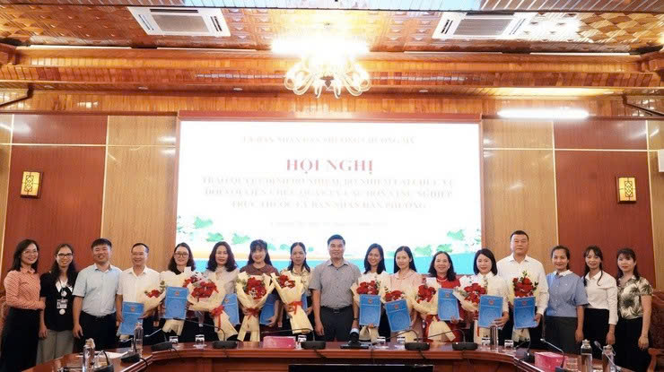 Phường Chương Mỹ kiện toàn đội ngũ quản lý đơn vị sự nghiệp, đáp ứng yêu cầu giai đoạn mới