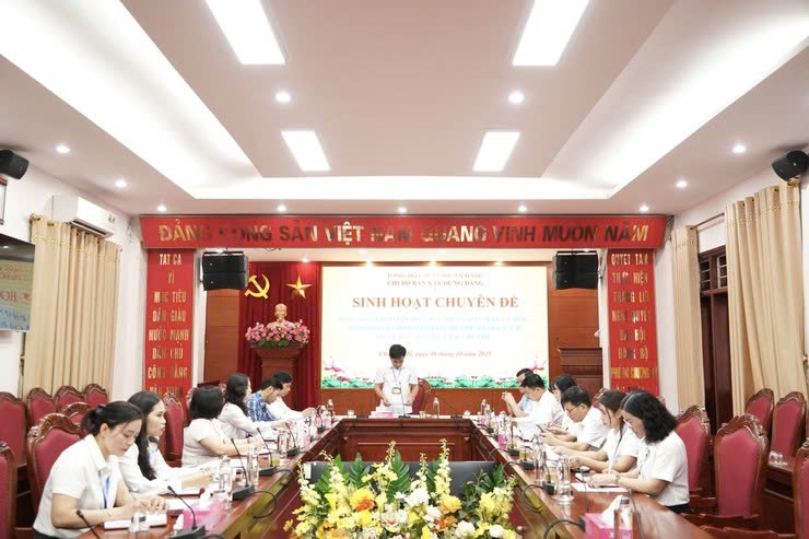 Chi bộ Ban Xây dựng Đảng phường Chương Mỹ đổi mới sinh hoạt chuyên đề, nâng cao chất lượng theo Chỉ thị 50-CT/TW