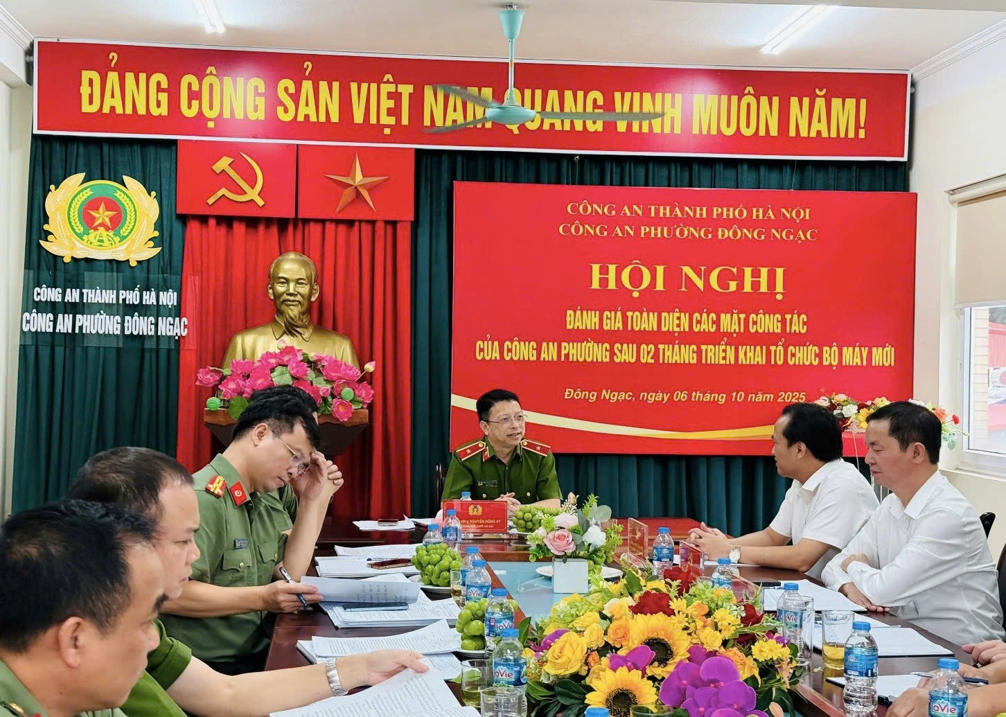 Công an thành phố Hà Nội kiểm tra, đánh giá hiệu quả vận hành mô hình tổ chức mới tại cơ sở