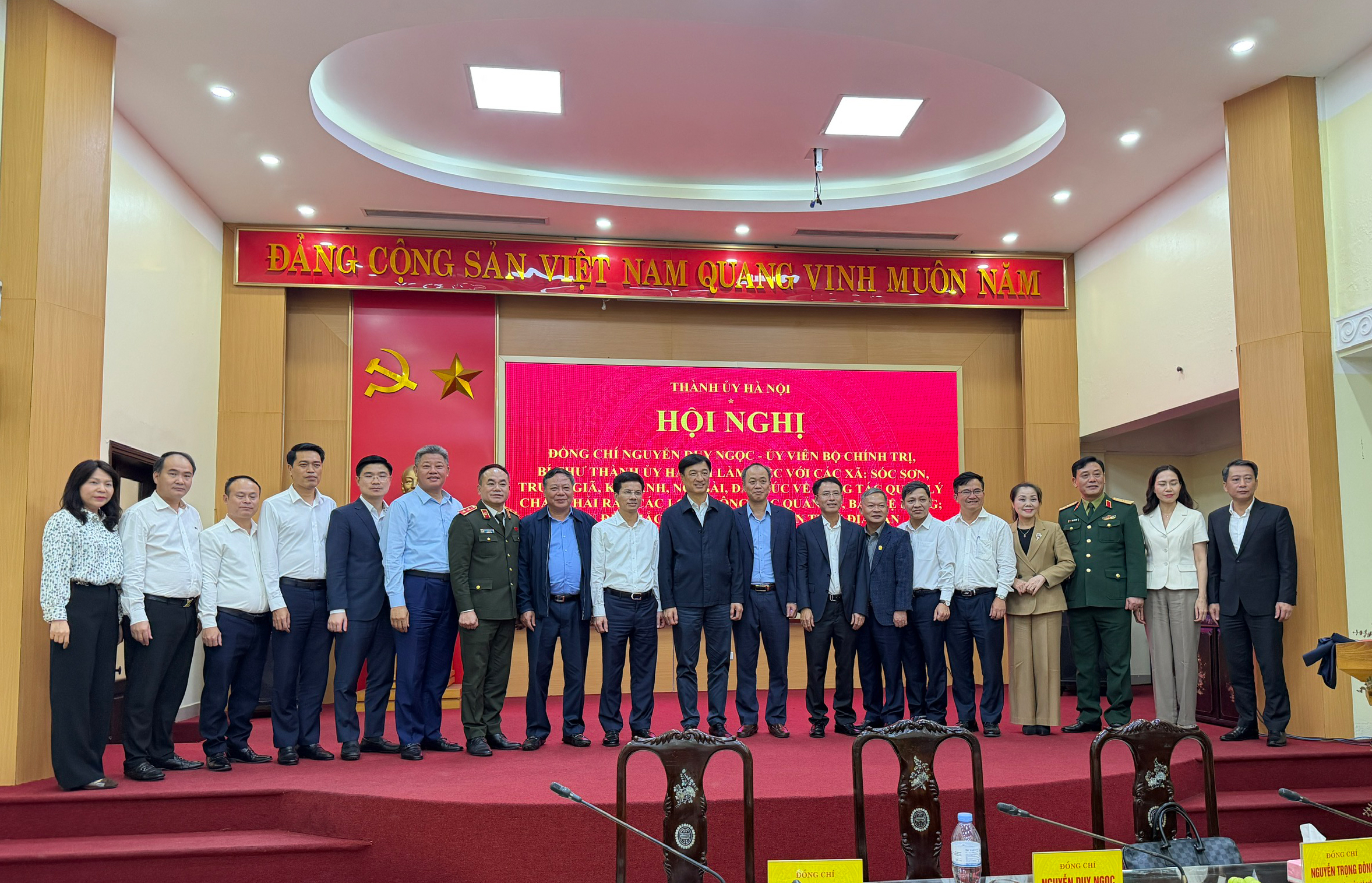 Tập trung xử lý tồn tại, khơi thông nguồn lực phát triển tại các xã Sóc Sơn, Trung Giã, Kim Anh, Nội Bài, Đa Phúc