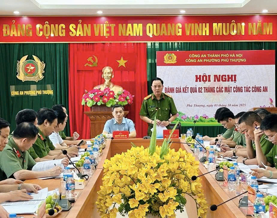 Công an thành phố Hà Nội kiểm tra, đánh giá toàn diện Công an phường Phú Thượng và Công an xã Kiều Phú sau hơn hai tháng vận hành mô hình mới
