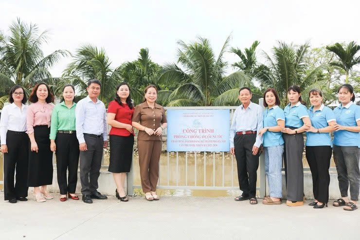 Gắn biển công trình “Phòng, chống đuối nước”, lan tỏa trách nhiệm vì an toàn cộng đồng