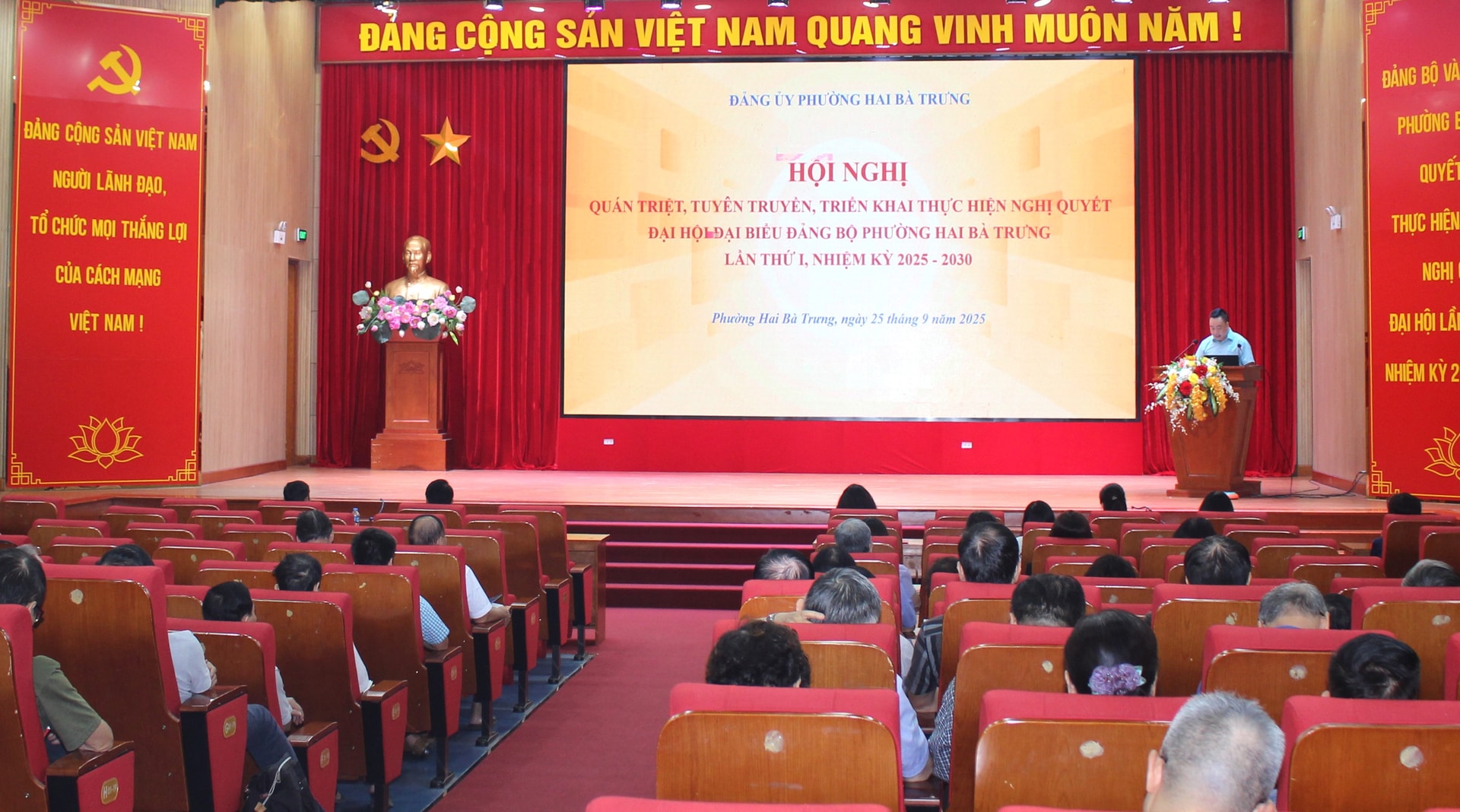 Phường Hai Bà Trưng quán triệt Nghị quyết Đại hội Đảng bộ nhiệm kỳ 2025–2030, tạo nền tảng cho giai đoạn phát triển mới