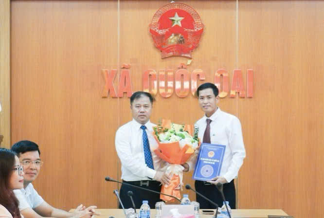 Xã Quốc Oai kiện toàn nhân sự Ban Quản lý Dự án đầu tư - hạ tầng, đáp ứng yêu cầu quản lý trong giai đoạn mới