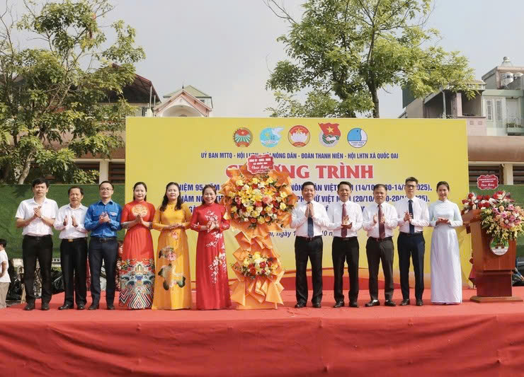 Xã Quốc Oai rực rỡ ngày hội đoàn kết, lan tỏa sức sống phong trào quần chúng
