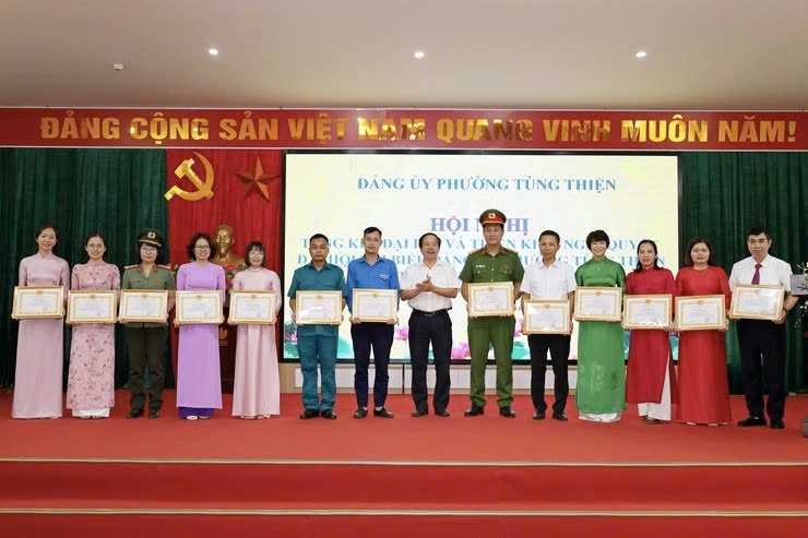 Phường Tùng Thiện triển khai Nghị quyết Đại hội Đảng bộ phường lần thứ I, tạo nền tảng phát triển nhiệm kỳ mới